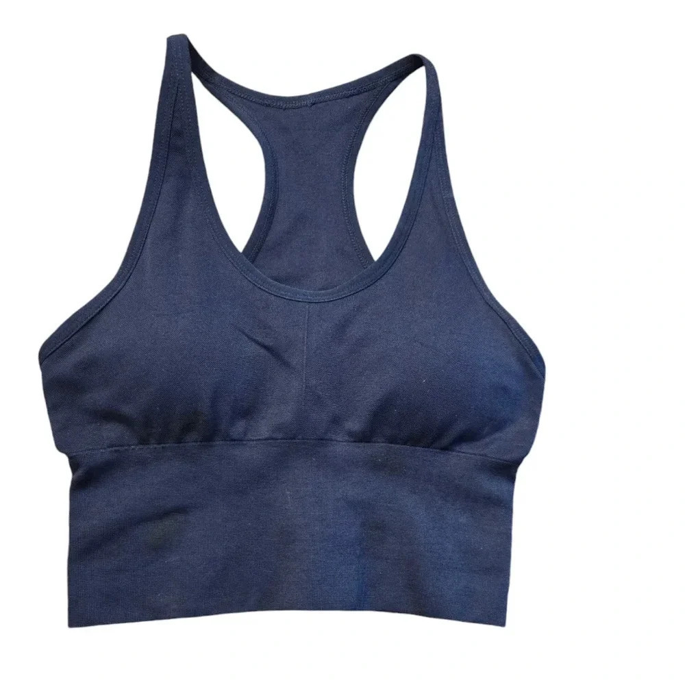 Z By Zella Women's Blue Racerback Sports Bra